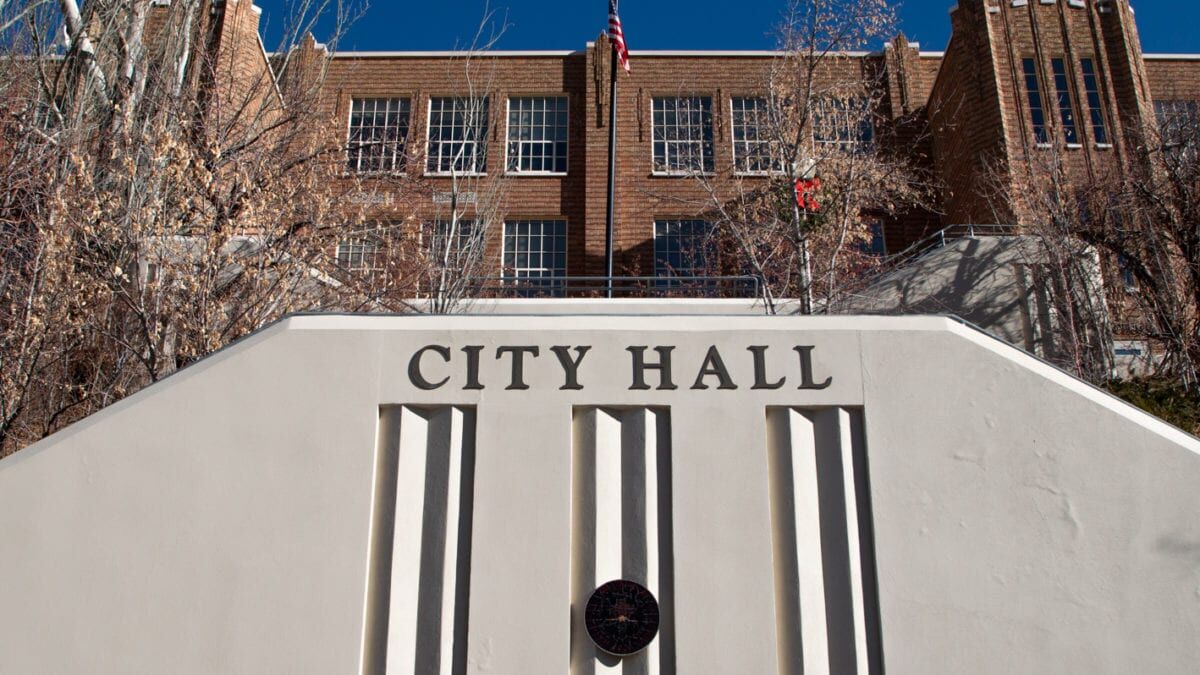 Park City's City Hall building off of Marsac Avenue.
