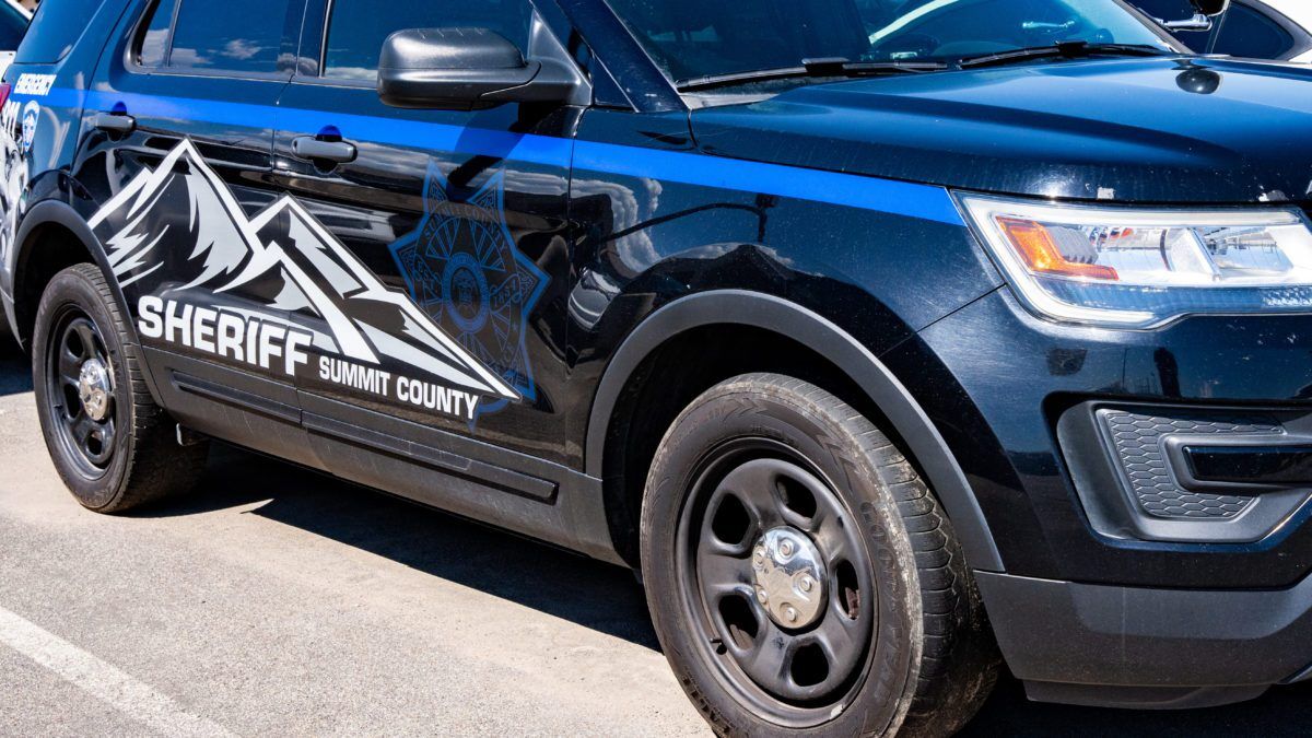 A Summit County Sheriff vehicle.