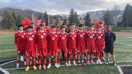 The seniors of the Park City High School varsity soccer team.
