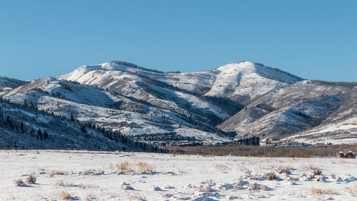 A view of the Canyons side of Park City Mountain, November 2020.