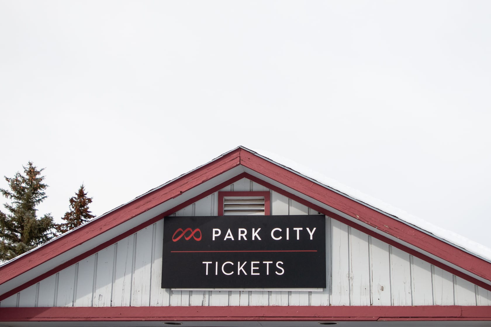 Park City Mountain base area ticket office.