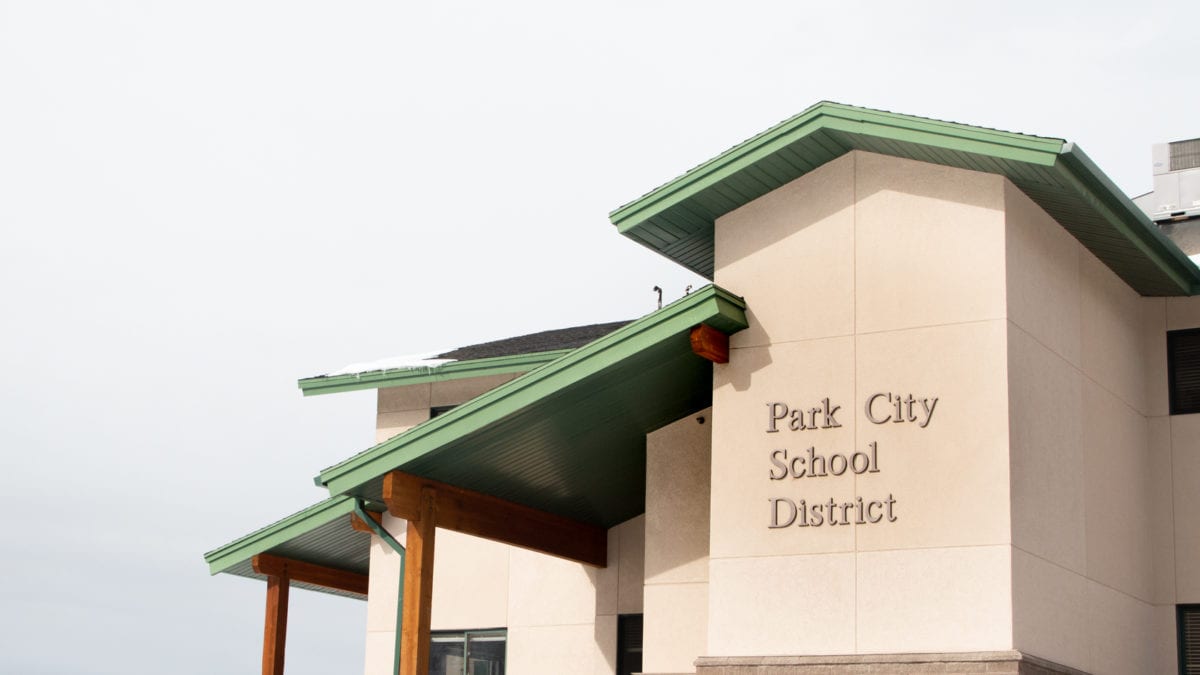 The Park City School District building in Park City, Utah.
