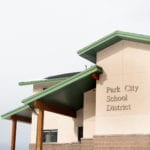 The Park City School District building in Park City, Utah.