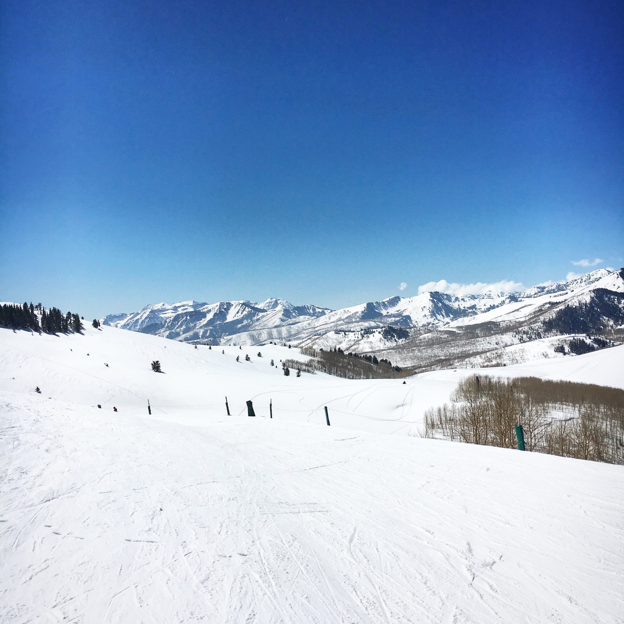 A view of Deer Valley Resort in November pre-season.