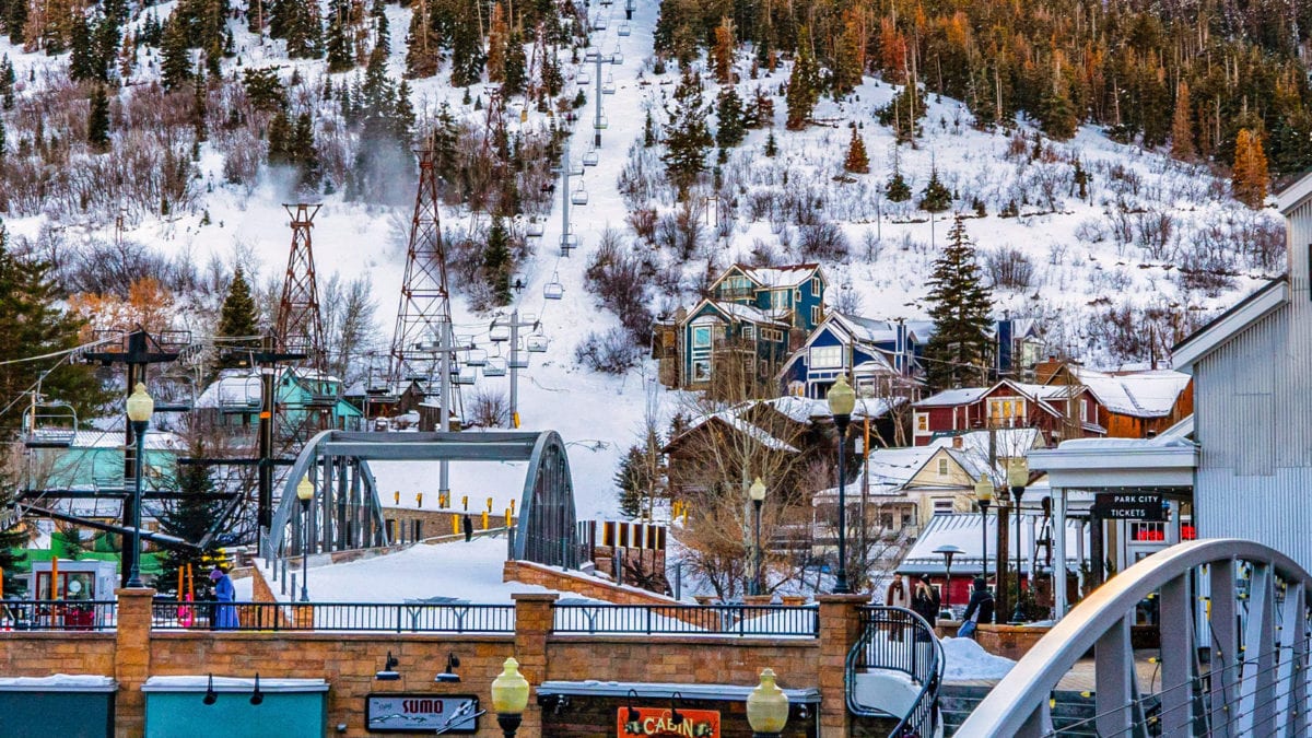 Park City's historic Main Street, which is usually bustling in winter