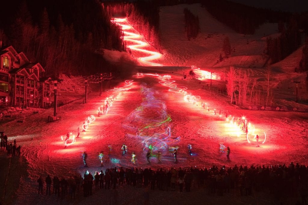 Watch Deer Valley's Torchlight Parade on Dec. 30.