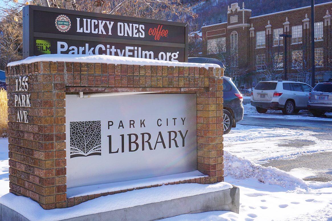 Outside the Park City Library on Park Ave.