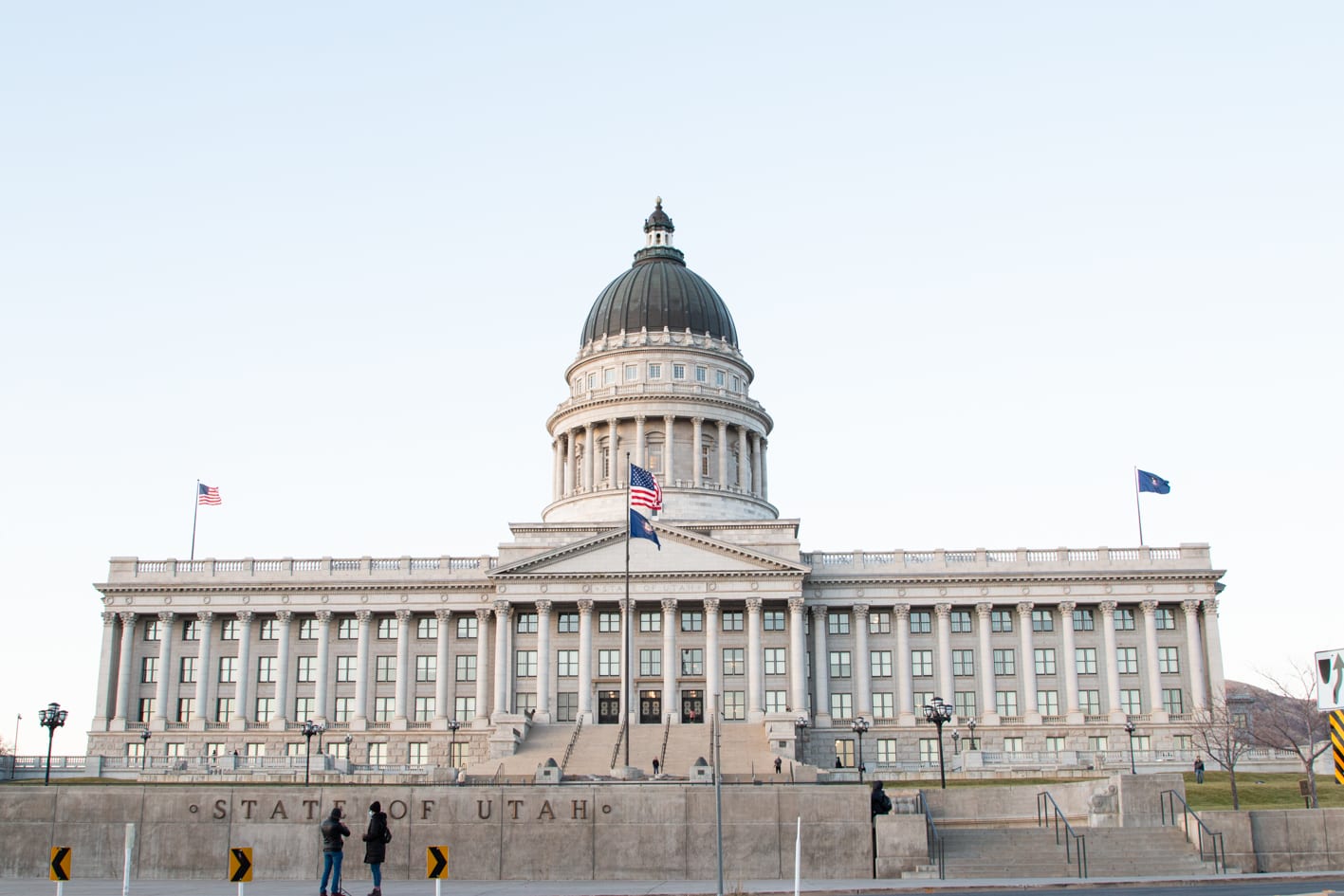 The Utah State Capitol building in Salt Lake City.