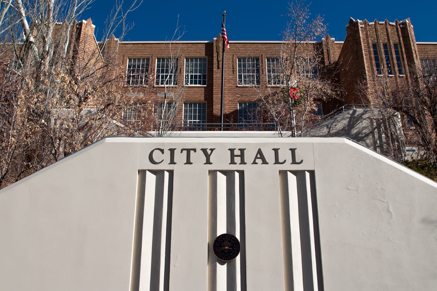 Park City's City Hall building off of Marsac Avenue.