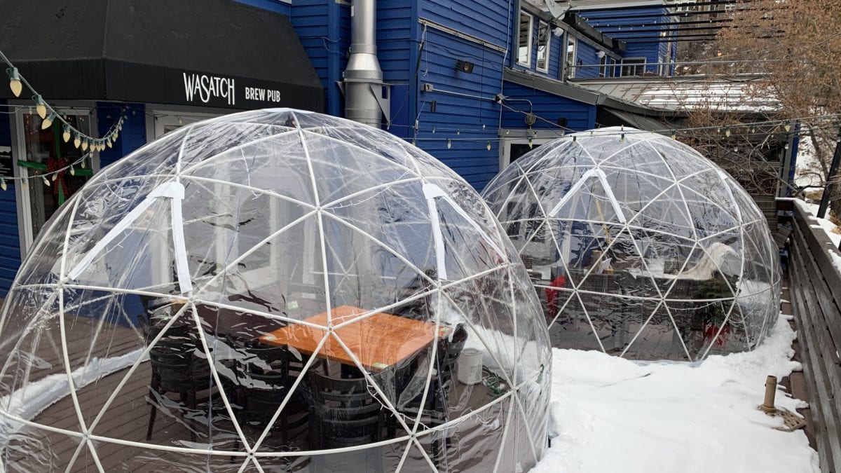 Drink and Dine in an Outdoor Igloo - TownLift, Park City News