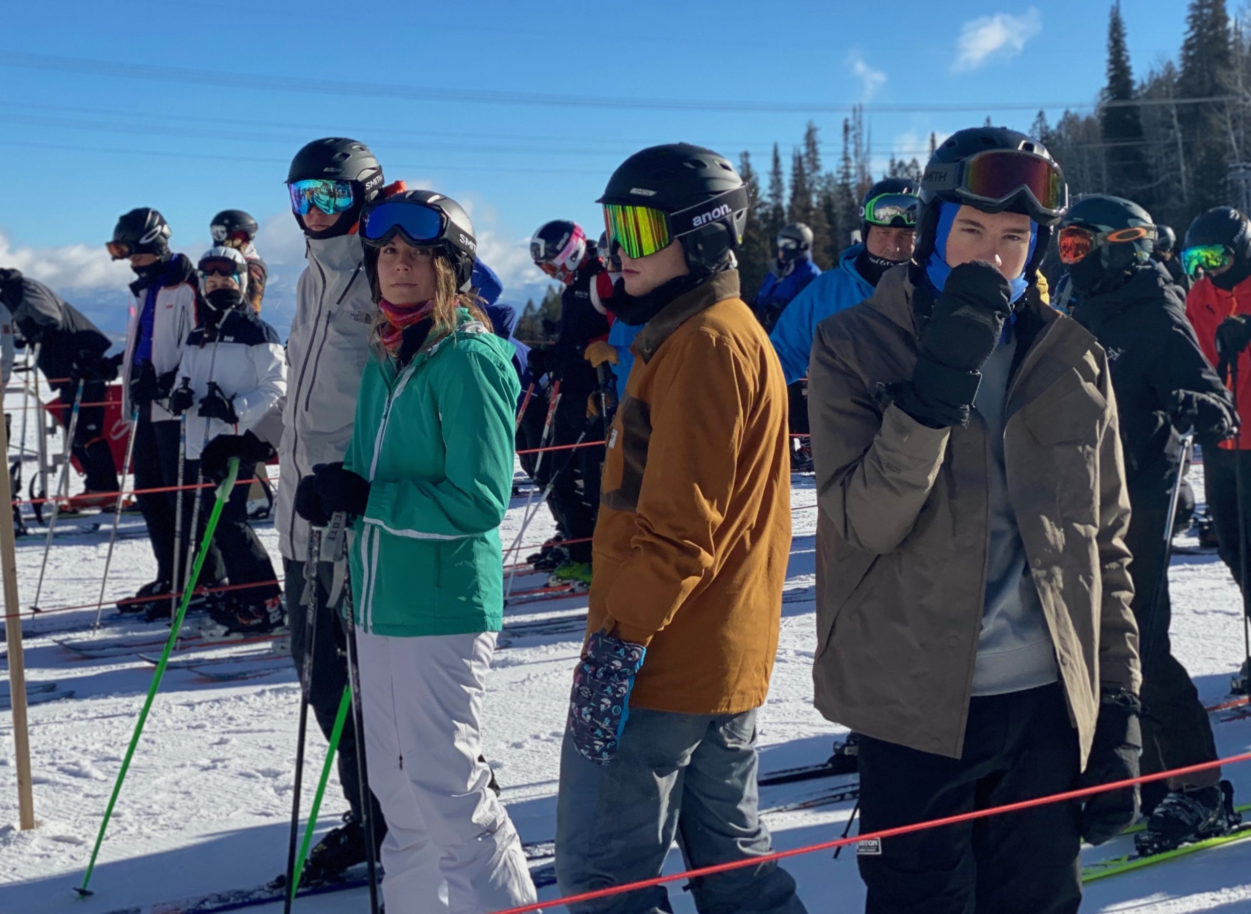 These vacationers opted not to comply with Summit County's and Vail Resorts' mask requirements at PCMR Dec 27.