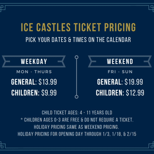 Ice Caves Pricing