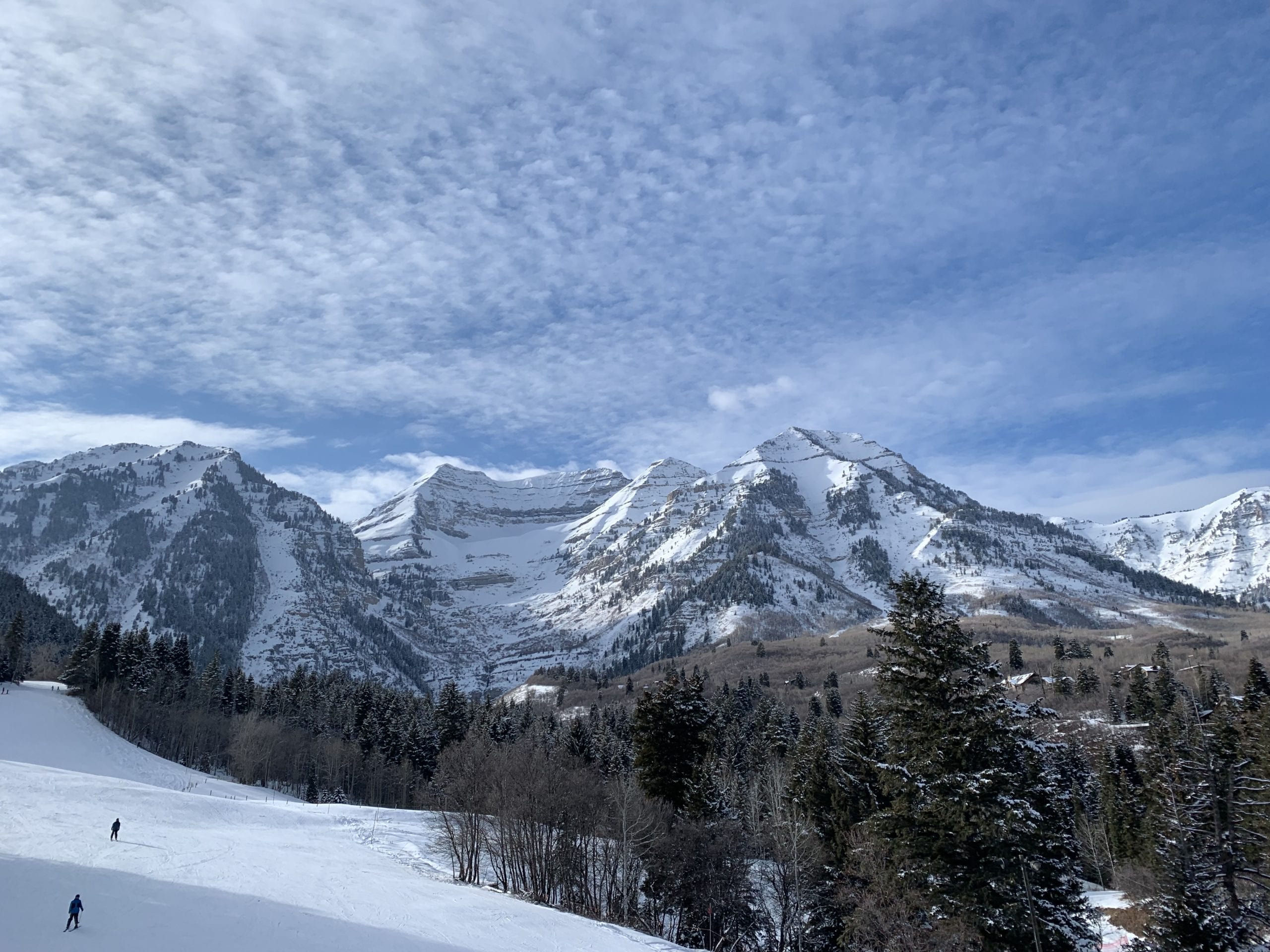 Image of Mount Timpanogos taken from Roy's Lift at Sundance Resort.