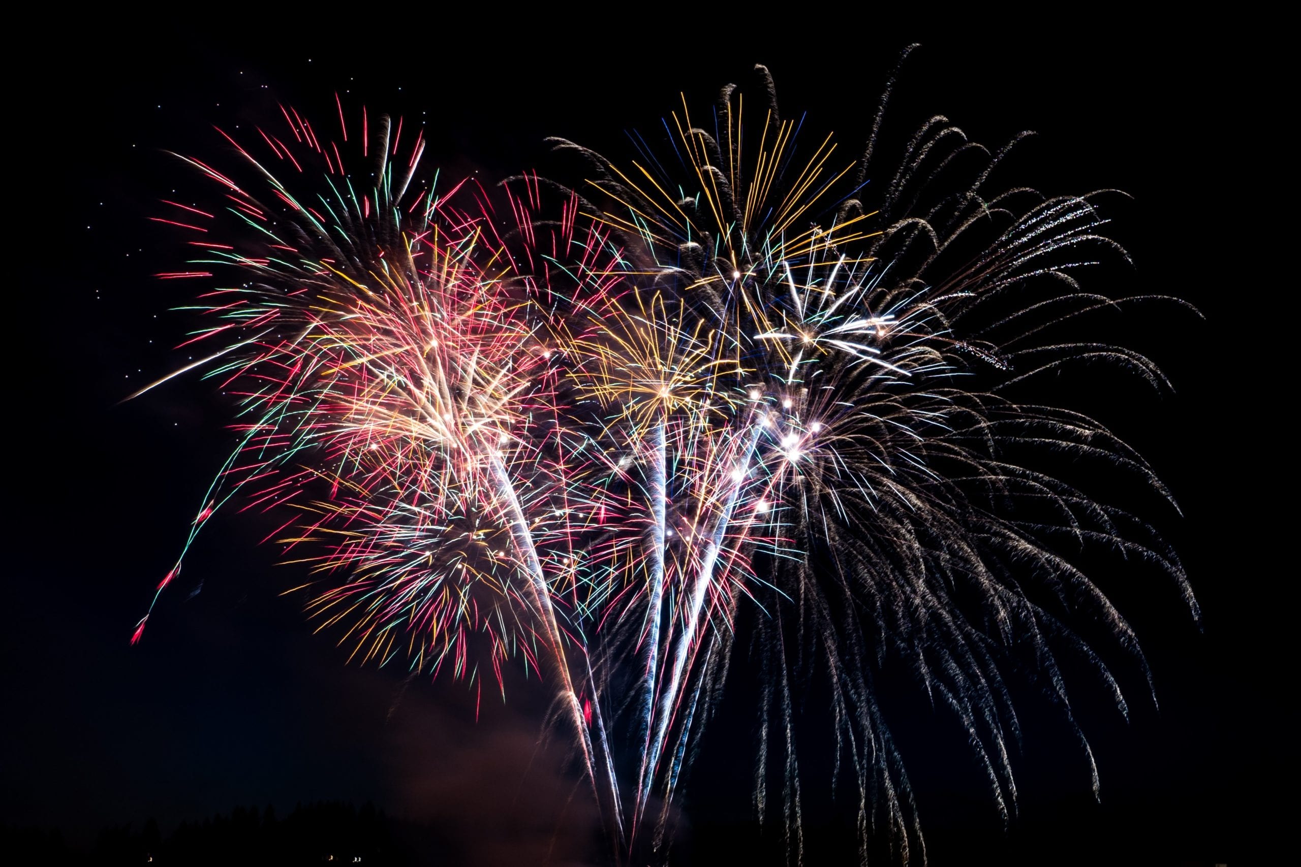 Fireworks Celebration of Utah's 125th Statehood Anniversary TownLift