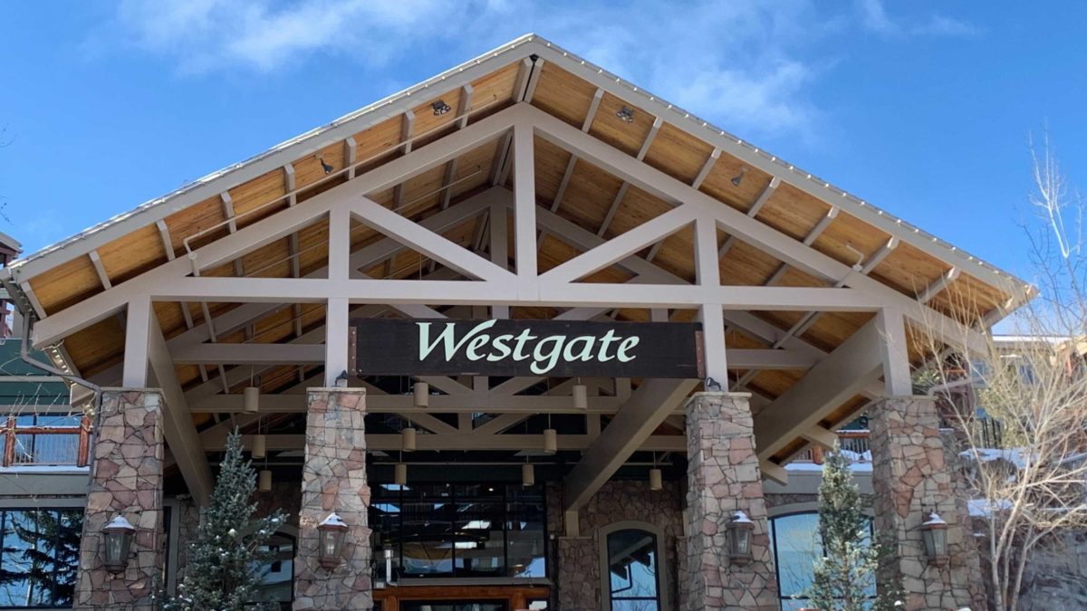 The Westgate Hotel located within the Canyons Village.