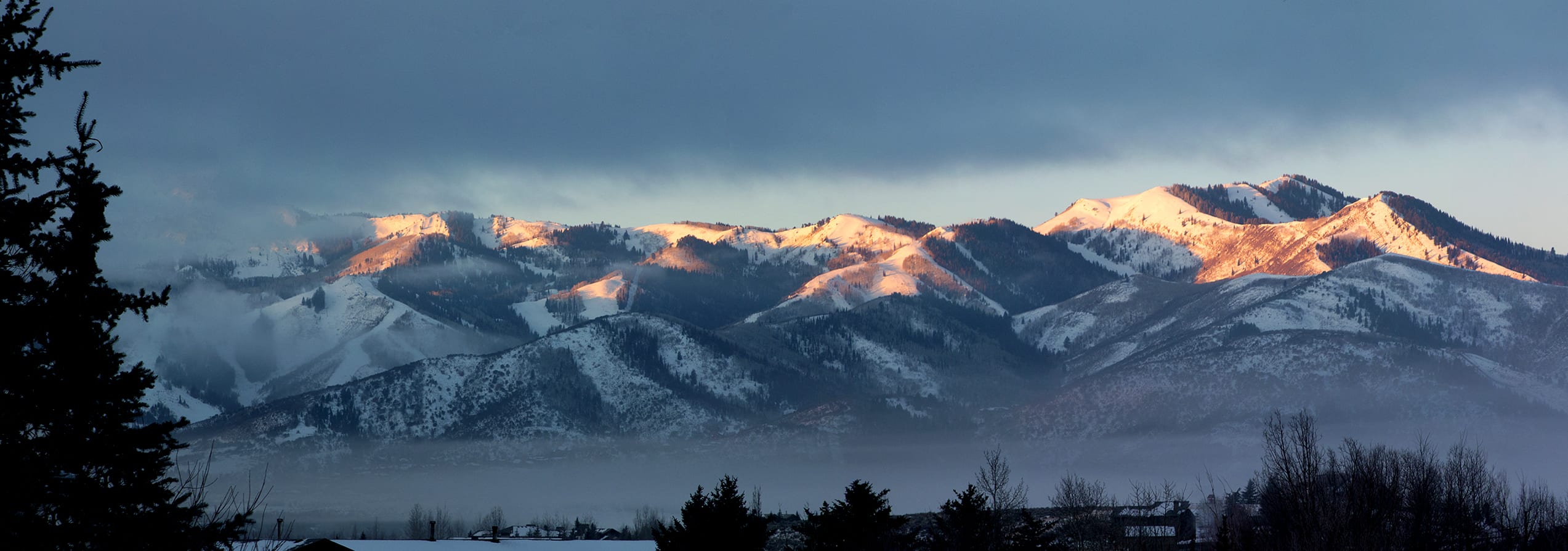 The Wasatch Back bathing in the morning sunlight.