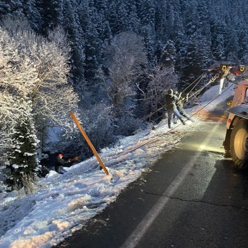 Big Cottonwood Canyon Rescue on Sunday afternoon. 