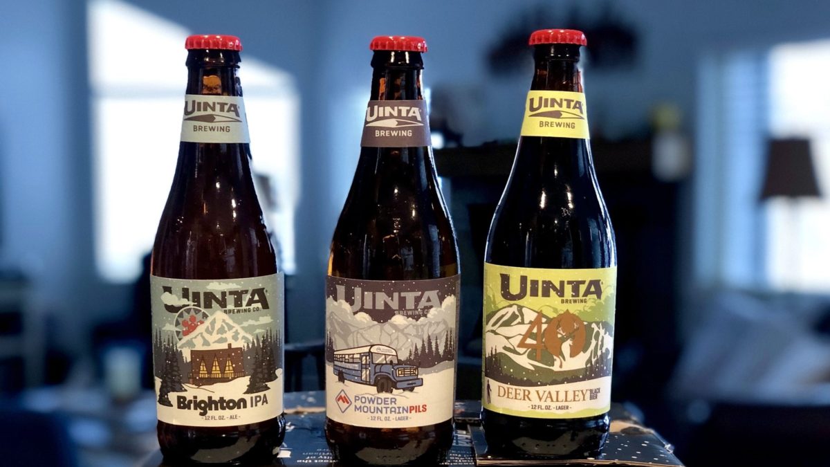 The Uinta Brewing Co. 'POW Pack' comes with 12 bottles, four of each beer.