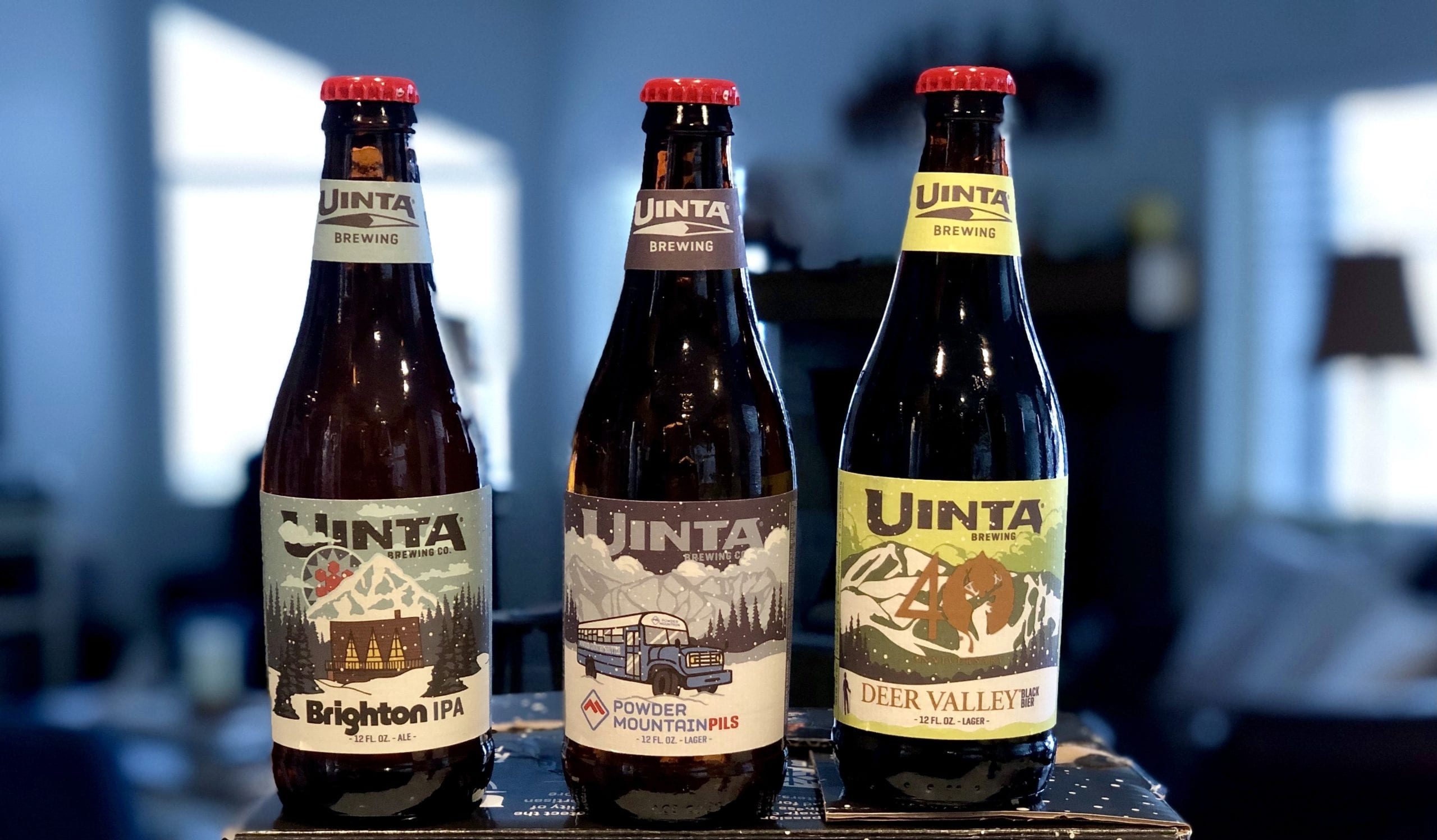 The Uinta Brewing Co. 'POW Pack' comes with 12 bottles, four of each beer.