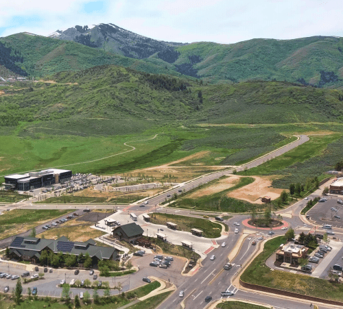 The land for the Dakota Pacific development project sits to the west and south of the Skullcandy building.