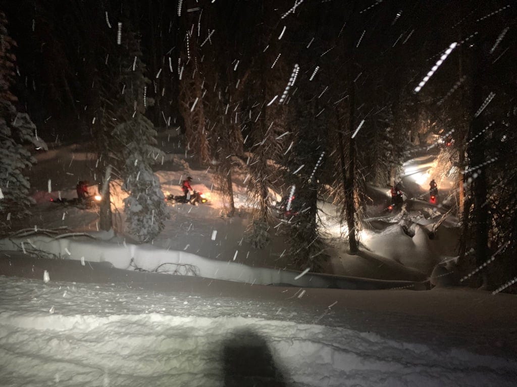 Two men stranded in the Wasatch Backcountry.