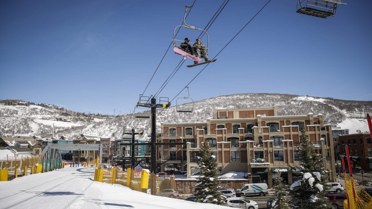 The Town Lift for Park City Mountain.