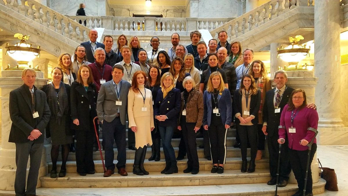 Leadership Park City Class 26 visited the Utah State Capitol with Mayor Andy Beerman, Program Founder and Director Myles Rademan, and City Manager Matt Dias on Jan. 27, 2020.