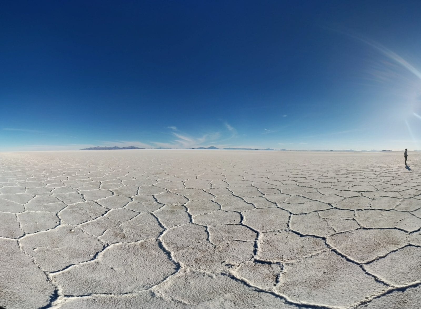 The Bonneville Salt Flats.