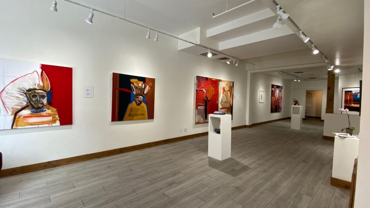 The pop-up gallery is open through February at 625 Main Street in Park City.