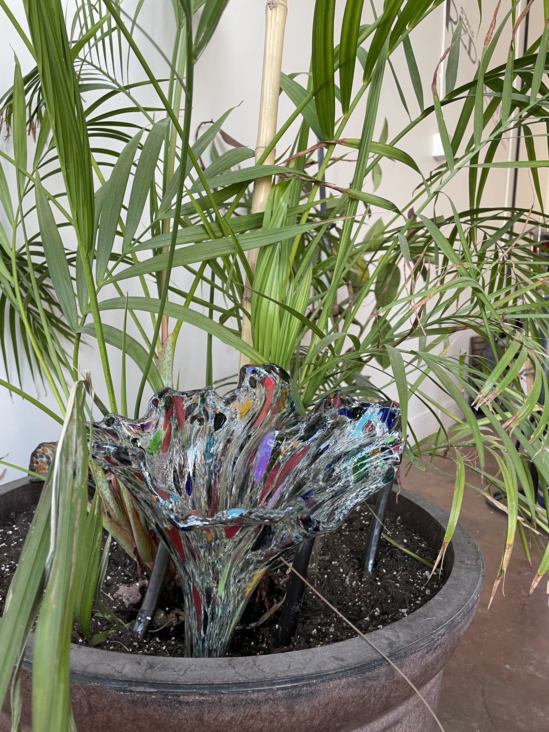 Watering globes deliver water to the plants that need it most in gardens, which helps to conserve water.