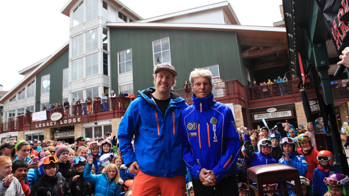 Ted Ligety's homecoming celebration at Park City Mountain Resort.