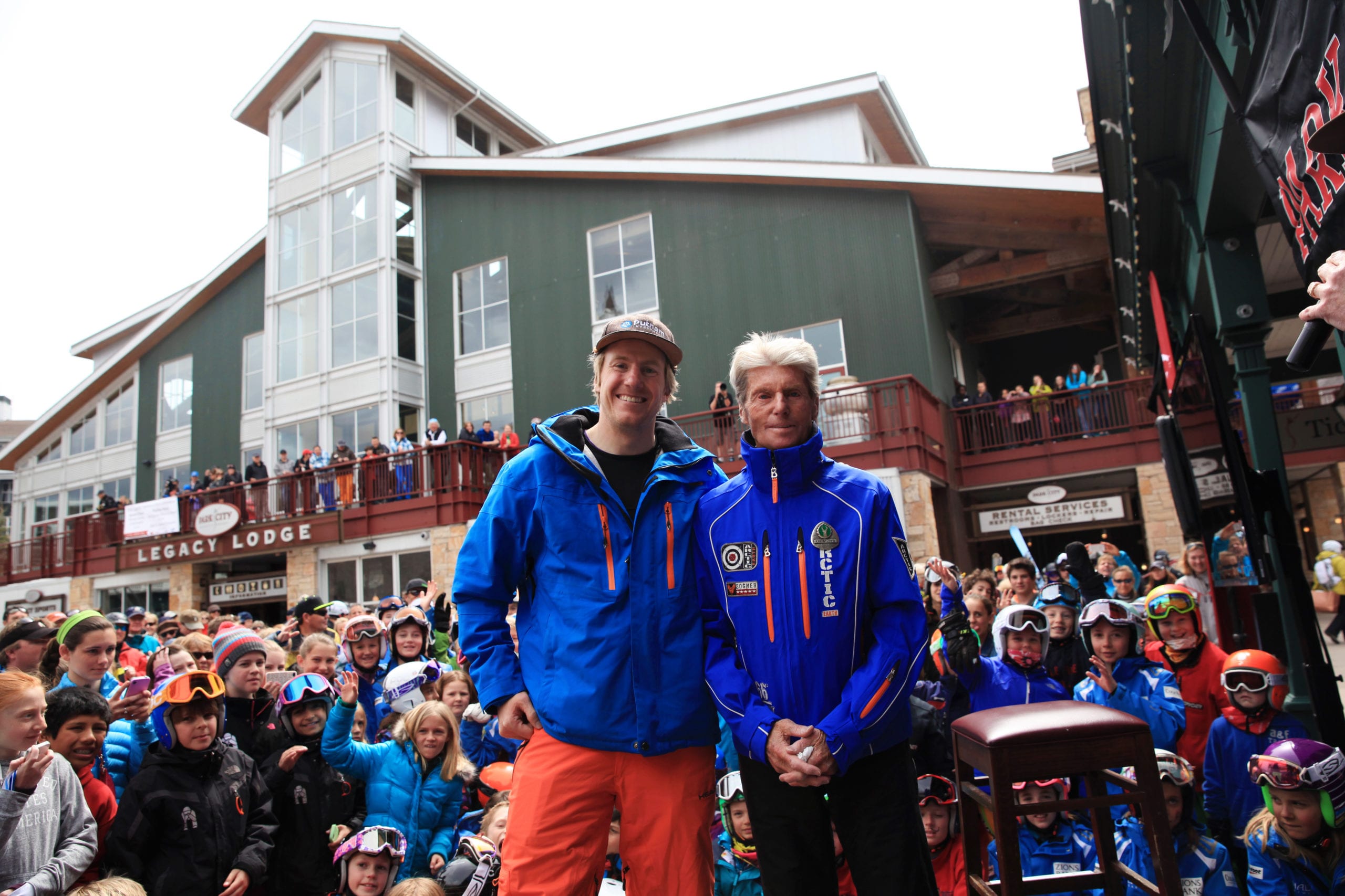 Ted Ligety's homecoming celebration at Park City Mountain Resort.