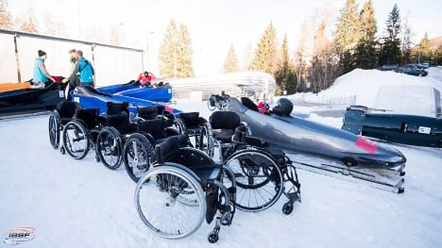 A typical race day in Igls, Austria.