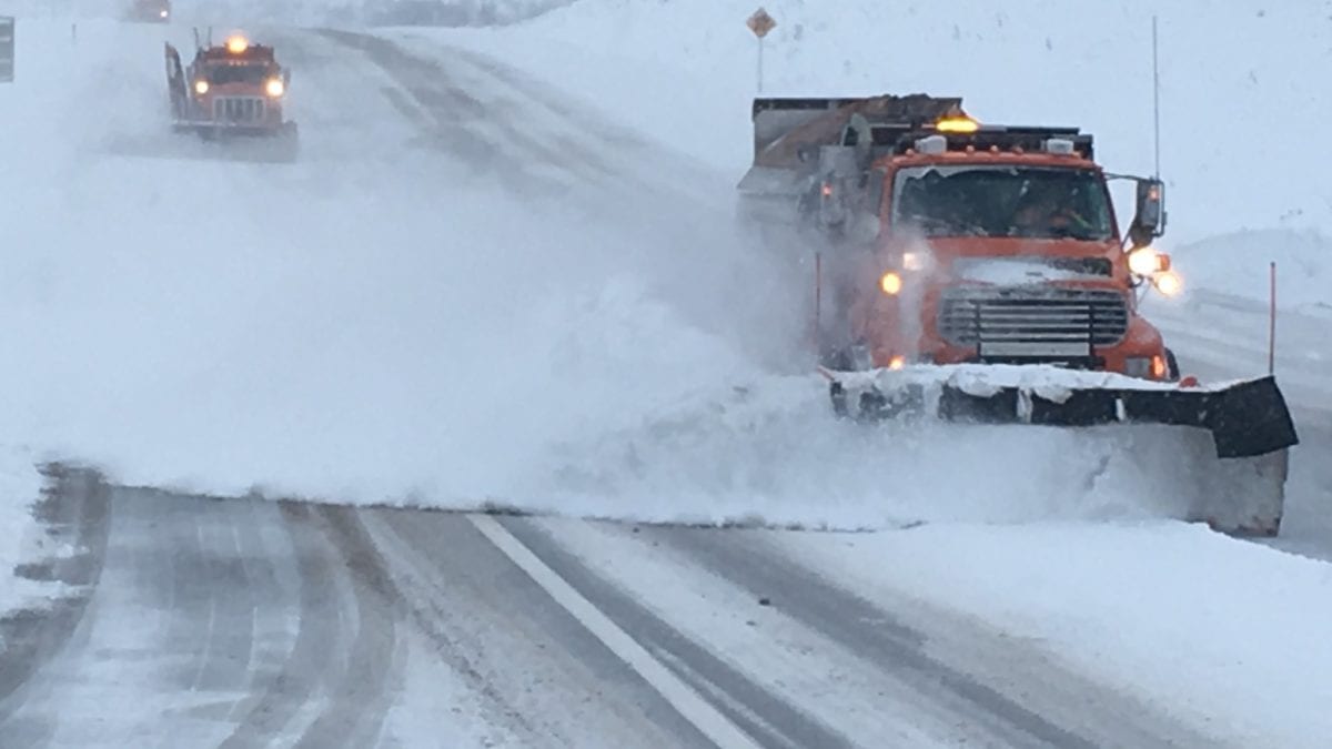 UDOT workers keeping our roads safe and clear.