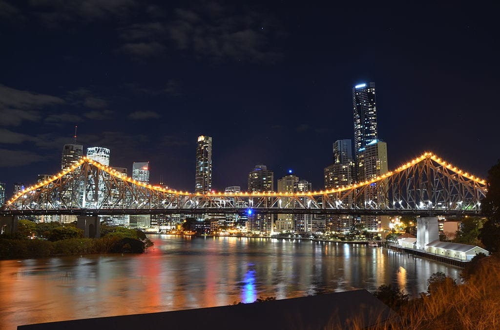 Brisbane, Australia, a likely host of the 2032 Summer Olympic Games.