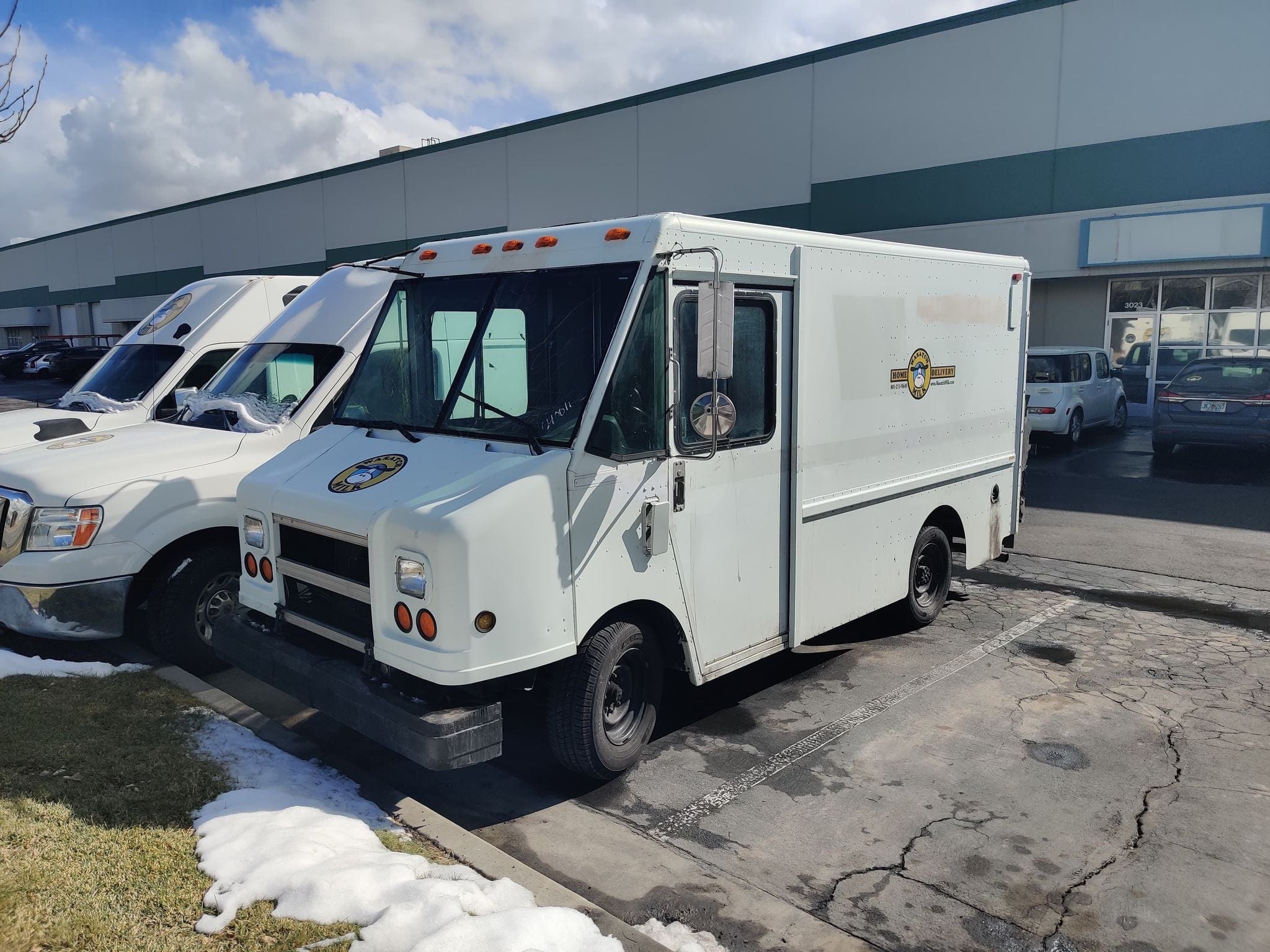 Andrew and Samantha Stolworthy have names, including Gertie, Mootilda, and Birtha, for their beloved vans.