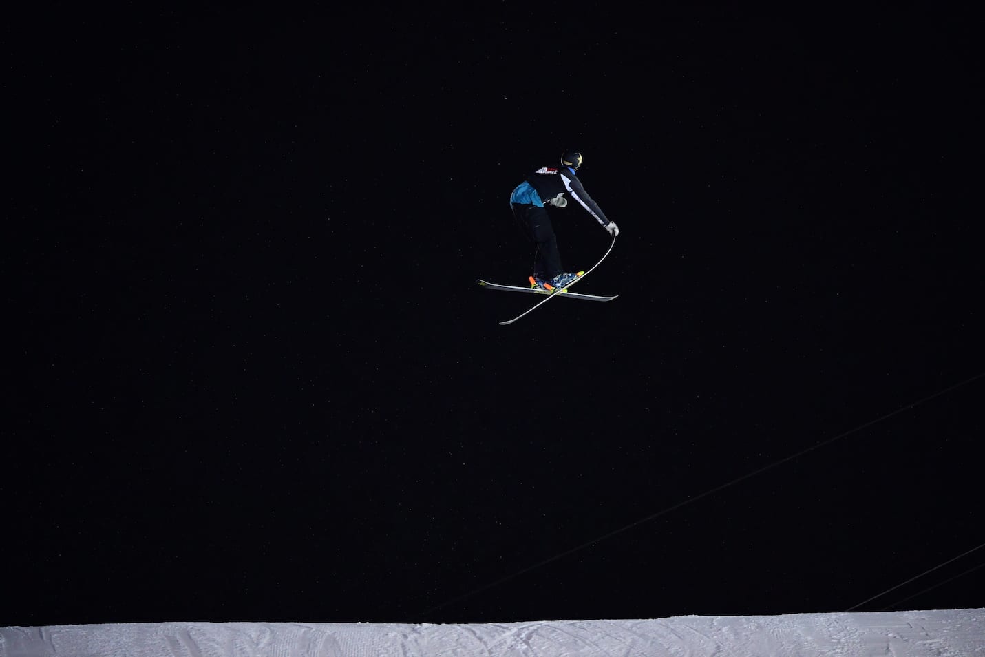 Alex Hall competing in The Real Cost Men's Ski Big Air during X Games Aspen 2021 at Buttermilk Mountain on Jan. 30, 2021.