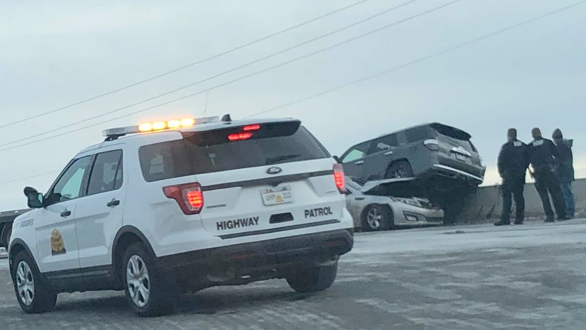 A high-speed car chase ended in this crash on S.R. 248.