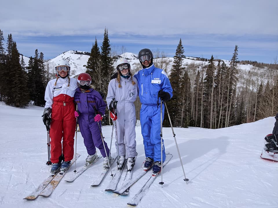 Photogenic family fun at Park City Mountain. Pictured left to right: Janell Kurchinski, Kinley Kurchinski, Katie Kurchinski and Matt Kurchinski