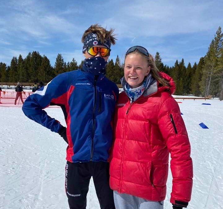 Brother and sister Wes and Emily Campbell represented Park City in the US Biathlon National Championships in Wyoming over the weekend.