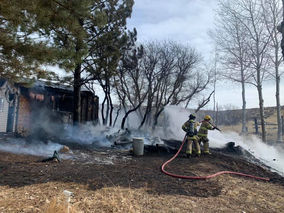 A local fire in Heber City.