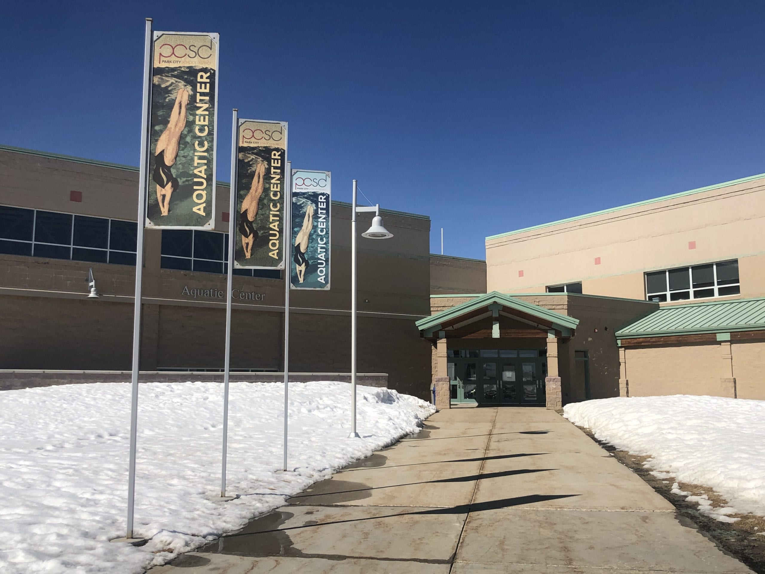 The Park City Aquatics Center, attached to Ecker Hill Middle School, keeping the community safe and healthy.