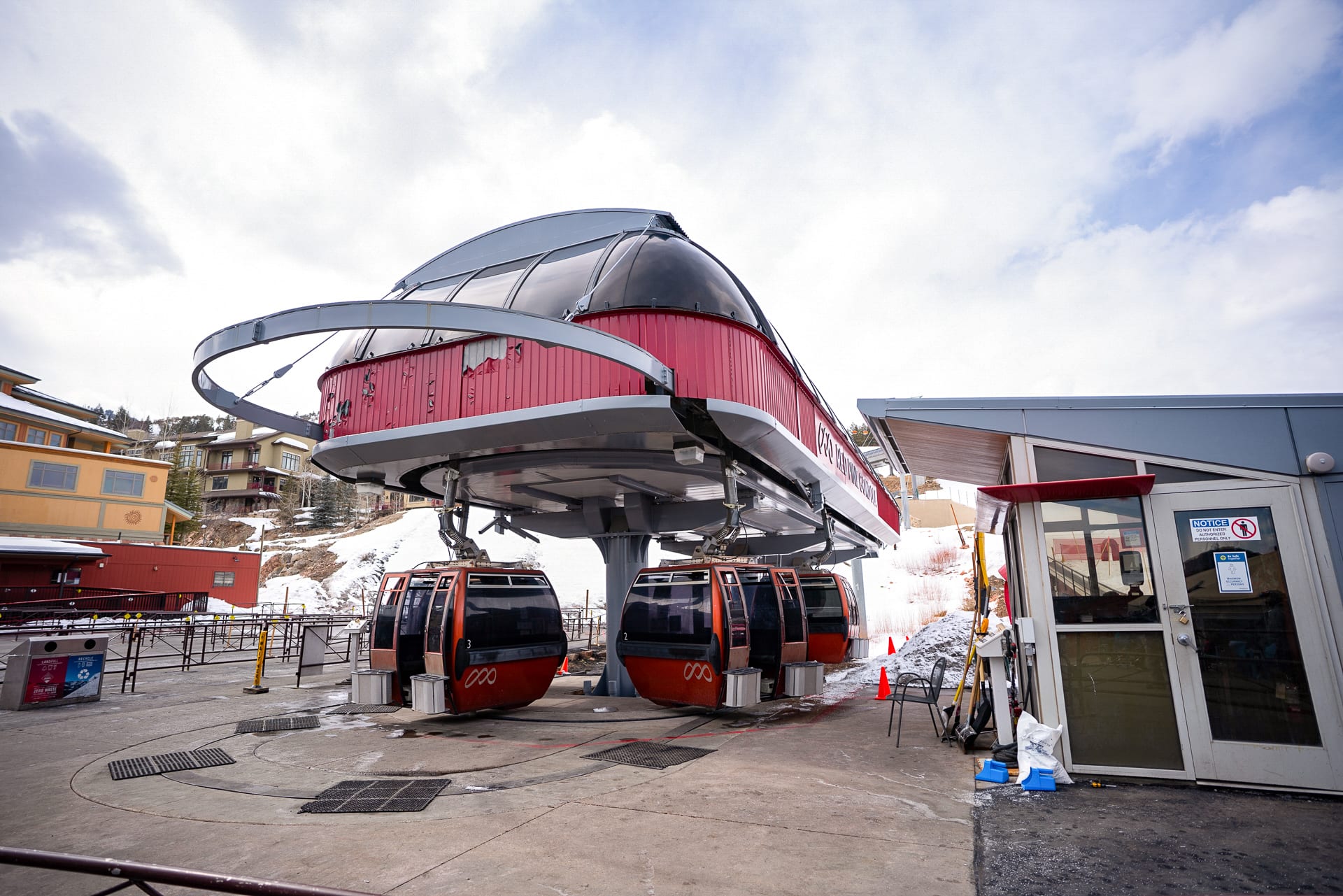 The Red Pine Gondola at Park City Mountain.