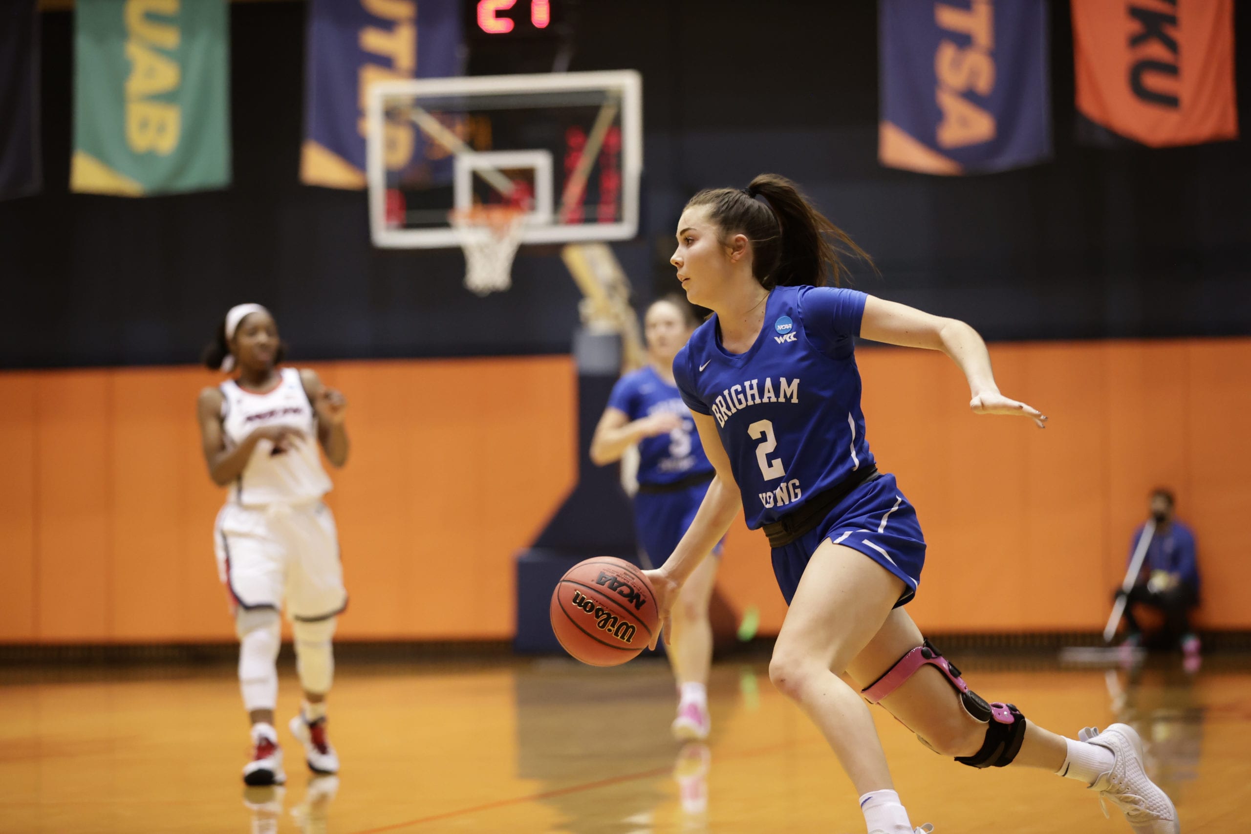 #2, BYU Guard Shaylee Gonzales.