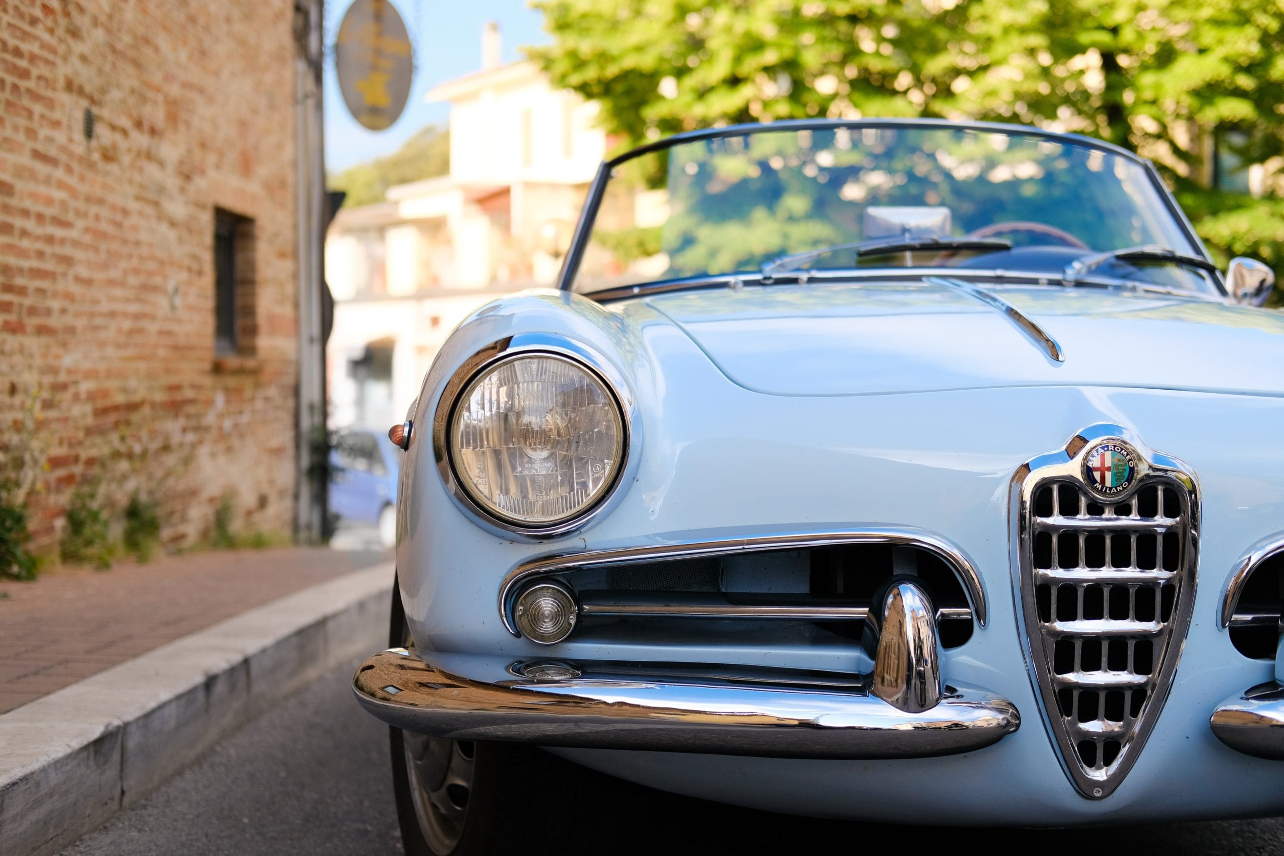 A classic European sports car made by Alpha Romeo. Keep an eye out for these classics on the streets of Park City in September.