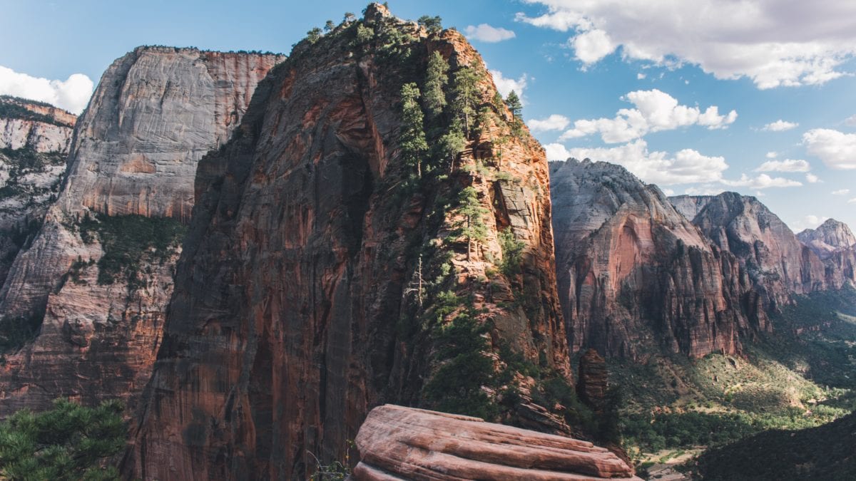 Angels Landing in Zion National Park.