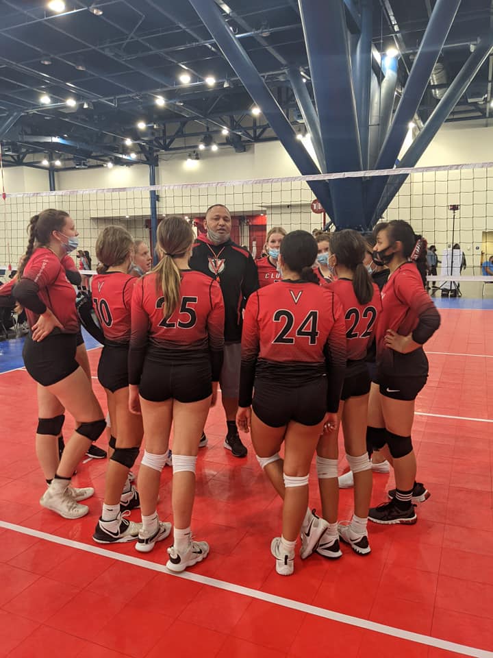 Coach Silver Fonou and Team V ready to play and represent Utah at regionals.