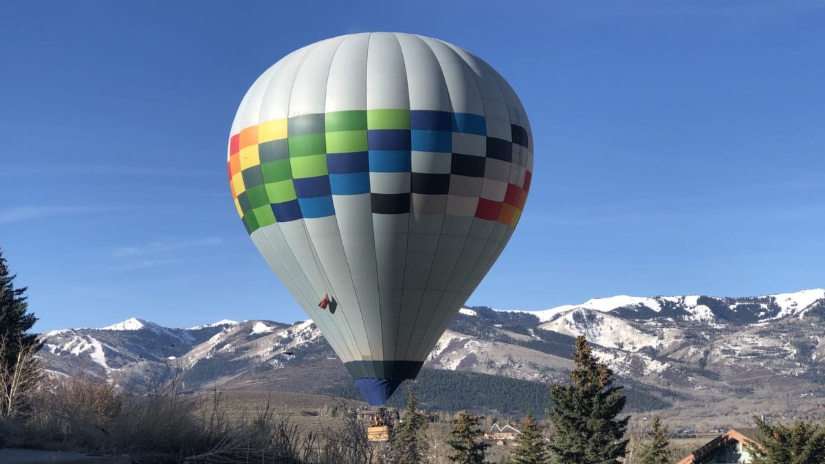Just one perk about living in Park City is being woken up by the sound of hot air balloons.