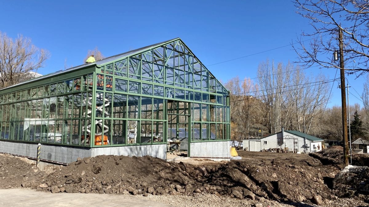 The 2,448-square foot greenhouse will be open year-round so locals won't need to trek all the way to Salt Lake City.