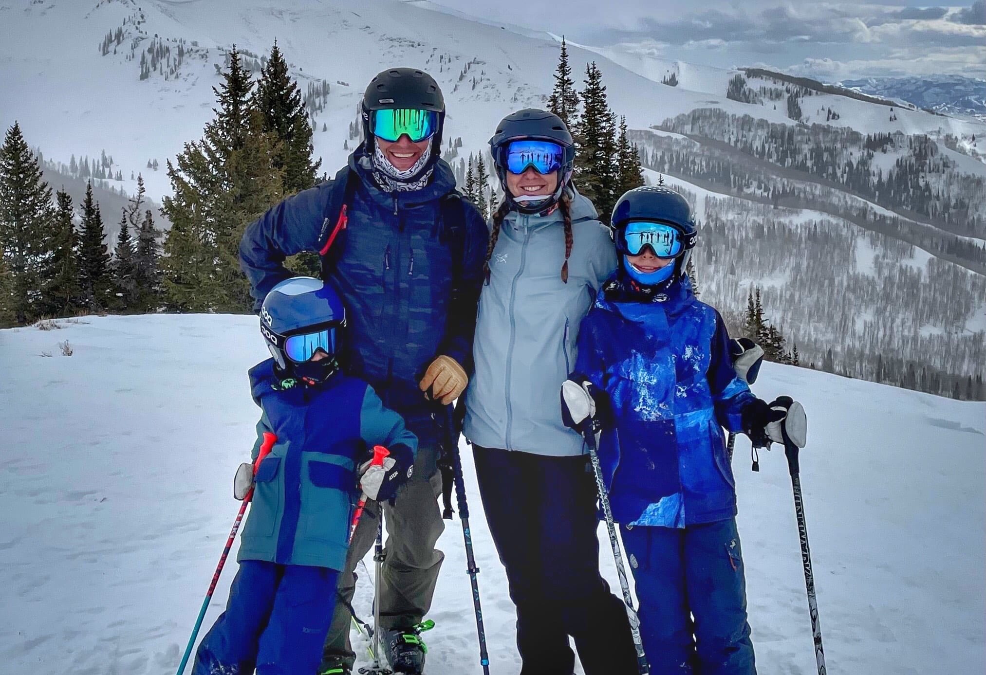 The Snyders: Nate, Erik, Julie, and Jake.